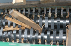 Two-shaft shredder with single drive – SDS