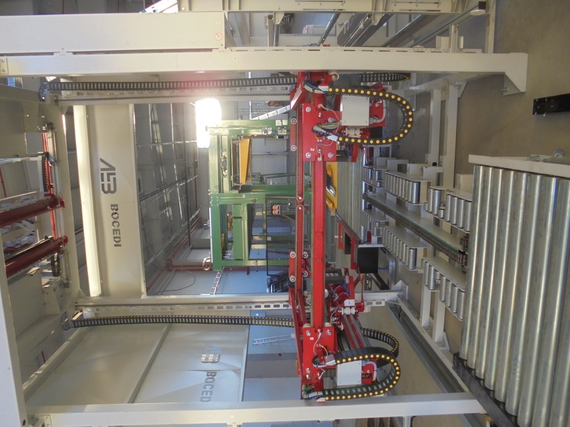 Wrapping bags on pallets